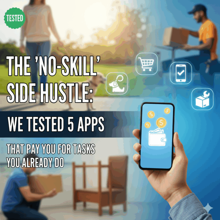 The “No-Skill” Side Hustle: We Tested 5 Apps That Pay You for Tasks You Already Do The “No-Skill” Side Hustle: We Tested 5 Apps That Pay You for Tasks You Already Do